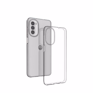 Itin plonas 0.5mm dėklas telefonui Motorola Moto G82 5G / Moto G52 skaidrus