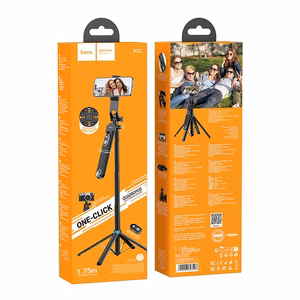 Selfie stick Hoco tripod with wireless remote control K22 black