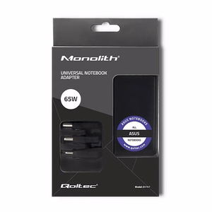 Qoltec 51757 maitinimo adapteris patalpinis 65 W juodas