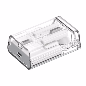 Беспроводные наушники TWS Joyroom JR-TC1 IceLens с LED-подсветкой - белые