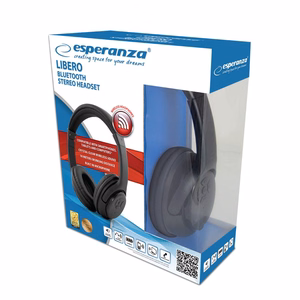 Esperanza Libero EH163K Laisvų rankų įranga Bevielis Su lankeliu Muzika Mini-USB Bluetooth Juoda