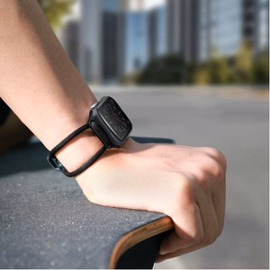 Dirželis Baseus Lets go skirtas Apple Watch Series 42 / 44mm baltas/rožinis