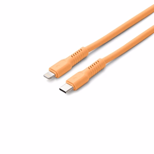 COLORUM laidas USB-C - Lightning 1,8m 2,4A CK12-CL-14 x persikinis Fuzz