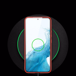Dux Ducis Yolo elegantiškas dėklas iš ekologiškos odos Samsung Galaxy S22 + (S22 Plus) raudonas