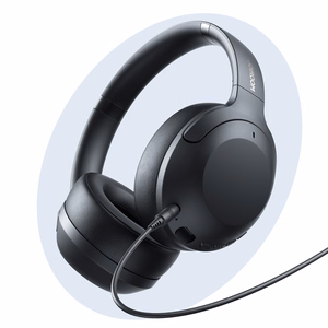 Belaidės ausinės Joyroom JR-JH2 Hybrid ANC juodos