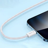 Blavec Cable Candy braided - USB to Lightning - 2,4A 1 metre Apple CarPlay (CCA-UL24W10) white