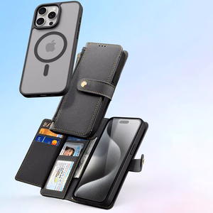 Dux Ducis Lawa odinis dėklas telefonui iPhone 15 Pro Max - juodas