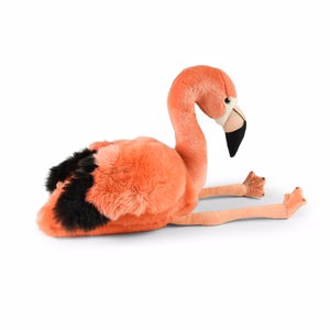 Rappa ekologiškas tikroviškas pliušinis žaislas – flamingas, 36 cm