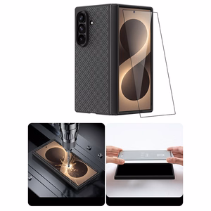 Benks Magnetic Armor Grid Pro Grand Combo dėklas (C.K.FL.SA.BK.C051), skirtas Samsung Galaxy Z Fold 8 Ultra, juodas