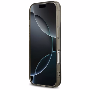 US Polo DH ir apatinės juostos logotipas Magnetinis dėklas iPhone 17 - juodas
