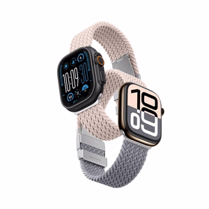 AmazingThing Blend dirželis Apple Watch 42mm 2-rinkinys - Rožinė-Pilka/Rožinė