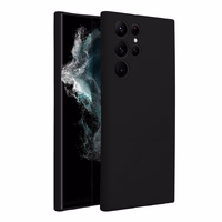 SILIKONINIS dėklas telefonui SAMSUNG S22 Ultra juodas