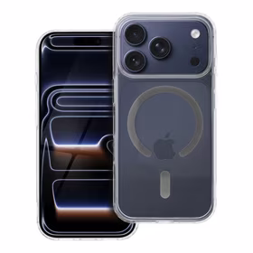 Drop Glue Spalvotas Žiedas Magnetinis Dėklas suderinamas su MagSafe IPHONE 17 Pro pilka