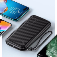 USAMS Išorinė baterija PB56 10000mAh 2xUSB /USB-C / MicroUSB Fast Charge baltas/white 10KCD15002 (US-CD150)