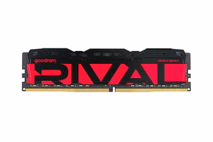 DDR4 8GB 3200MHz UDIMM goodram RIVAL švytinti raudona