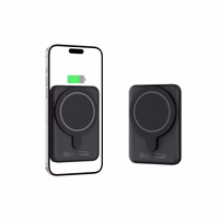 Tech-Protect LifeMag PB10 išorinė baterija su MagSafe 5000mAh 15W USB-C prievadas - juoda + USB-C kabelis