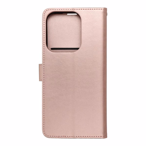 MEZZO knygos tipo dėklas telefonui XIAOMI Redmi 15C (173,16 x 81,07 x 8,2) su mandala, rausvo aukso spalvos