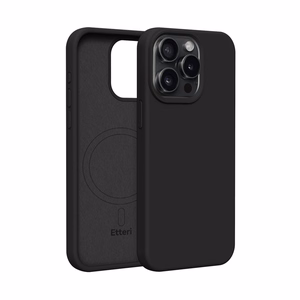 Etteri Silicone Mag case for iPhone 12 / 12 Pro 6,1" black