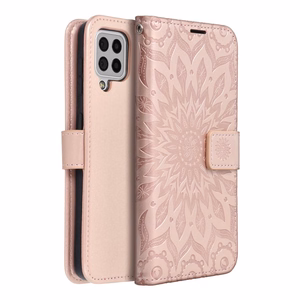 MEZZO Dėklas telefonui SAMSUNG A22 5G mandala rožinis auksas