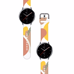Dirželis Moro Samsung Galaxy Watch 40 / 41 / 42 / 43 / 44 mm silikoninė apyrankė laikrodžiui - raštas 7