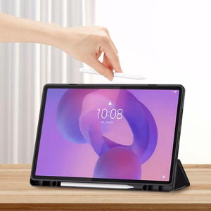 TechProtect SmartCase Pen deklas Lenovo Idea Tab Plus 12.1 TB-361 - Juodas