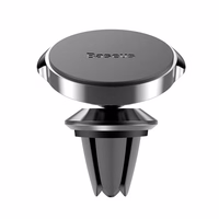 Automobilinis universalus telefono laikiklis Baseus SUER-A01 tvirtinamas ant ventiliacijos grotelių, magnetinis, juodas