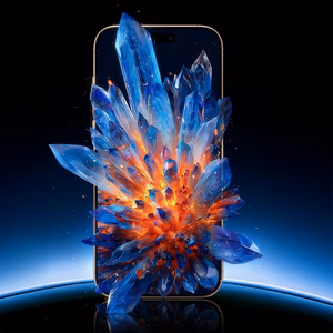 Rock Apsauginis stiklas HD pilno padengimo antistatinis skirtas iPhone 17 Pro