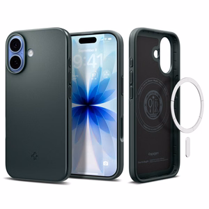 Spigen Thin Fit Magnetinis dėklas telefonui iPhone 17 - Žalias