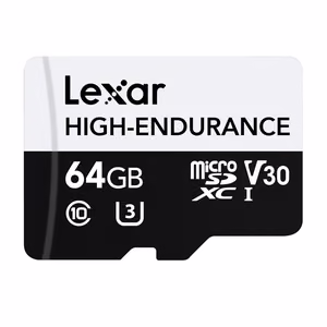 „Lexar“ didelio patvarumo „microSDHC“/„microSDXC“ 64 GB atminties kortelė
