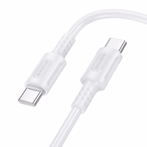 USB kabelis Borofone BX111 60W USB-C to USB-C 1.0m baltas