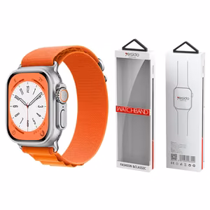 YESIDO WB24 APPLE WATCH SPORT STRAP LOOP 38/40/41 ORANGE