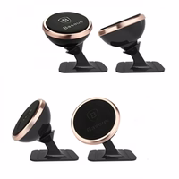 Automobilinis laikiklis Baseus "Overseas Edition" sidabrinis (magnetinis / lipnusis kilimėlis)