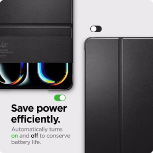 Spigen Smart Fold dėklas iPad Pro 13" 2024 - juodas