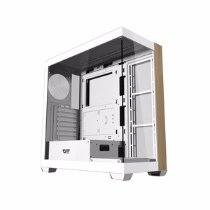Darkflash DS900W kompiuterio korpusas be ventiliatorių (baltas)