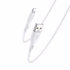 Yesido CA119 Silikoninis Laidas USB į Lightning 1m 12W 2.4A Baltas