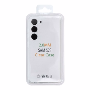 2 mm skaidrus Clear Case Box dėklas, skirtas Samsung A07 / A08