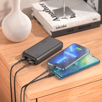 Išorinė baterija Power Bank Hoco J101A PD 20W+Quick Charge 3.0 22.5W 20000mAh juoda