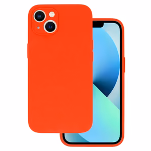 Vennus Case Silicone Lite dėklas telefonui iPhone 14 Plus oranžinis