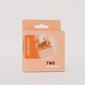 COLORUM TWS Bluetooth ausinės CTWS-14 x persikinis Fuzz