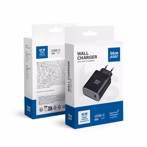 Įkroviklis Blue Star (TFB-TC-45W) Type-C 3A (45W) juodas