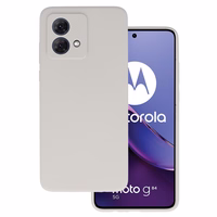 Silikoninis Lite dėklas telefonui Motorola Moto G84 5G titano spalva
