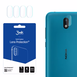 Hibridinis stiklas 3MK Hibridinis stiklas kameros NOKIA 1.3 skirtas kamerai 4 vnt.