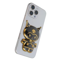 DOLL telefono stovas - lipnus - juodas