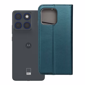 SMART MAGNETO Book dėklas skirtas Motorola Edge 70 - tamsiai žalias