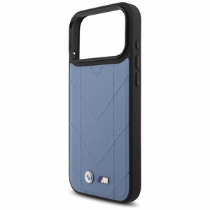 BMW M Dygsniuotas logotipas Magnetinis dėklas telefonui iPhone 17 Pro Max - mėlynas