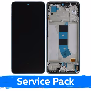 LCD ekranas suderinamas su Xiaomi Redmi Note 13 4G su rėmeliu / Ice Blue / (Service Pack)