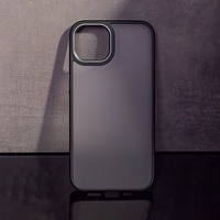 Satin Matt dėklas telefonui Samsung Galaxy S23 FE juodas