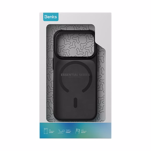 Benks Magnetic Mist dėklas su metaliniu rėmeliu (C.K.FF.AP.BK.0073) iPhone 18 Pro Max/17 Pro Max, juodas, su kameros valdymo mygtuku