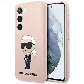 Karl Lagerfeld KLHCS23SSNIKBCP S23 S911 silikoninis dėklas rožinis Ikonik