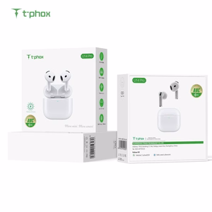 T-PHOX ausinės TWS U14 Pro, baltos